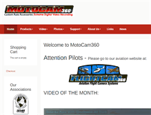 Tablet Screenshot of motocam360.com